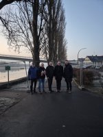 Alter Mainsteg geschlossen - Br&uuml;ckenbogen wird am 24.02. abgenommen