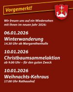 Auf ein Wiedersehen im neuen Jahr