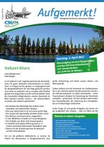 Aufgemerkt! - Die Zweite