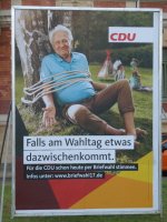 Bundestagswahlkampf in der hei&szlig;en Phase - beide Stimmen f&uuml;r CSU/CDU