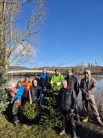 Christbaumsammelaktion - 250 B&auml;ume und 500 Euro f&uuml;r das Kinderturnen gesammelt