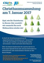 Christbaumsammelaktion am Samstag, 07.01.2017 ab 9 Uhr im gesamten Ortsgebiet