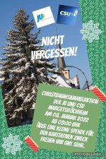 Christbaumsammelaktion f&uuml;r den guten Zweck - Samstag, 08.01.2022