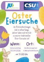 Der Osterhase kommt - Ostersonntag um 11 Uhr in den Klostergarten