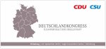 Deutschlandkongress der CDU/CSU in W&uuml;rzburg am 24.09.2016 - "Zusammenhalt der Gesellschaft"