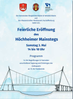 Einweihung des neuen Mainstegs - 03.05.2025