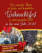 Frohe und gesegnete Weihnachten!