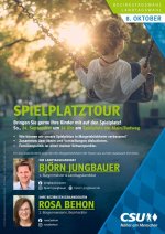 Herzliche Einladung zur Spielplatztour am 24.09.2023