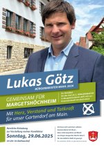 Herzliche Einladung zur Vorstellung von Lukas G&ouml;tz als unserem B&uuml;rgermeisterkandidaten am 29.06.2025