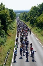 Impressionen der BR-Radltour - auf Margetsh&ouml;chheimer Areal