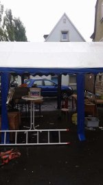 Margaretenfest: Gl&uuml;ck gehabt mit dem Wetter - nasser Abbau