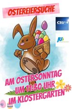 Ostereiersuche am Ostersonntag, 31.03.2024
