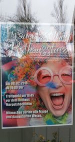 Rathaussturm am Donnerstag, 08.02.2018