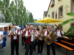Sonnige Er&ouml;ffnung des Margaretenfests - mit etwas Nachdenklichkeit aus aktuellem Anlass und sp&auml;terer, heftiger Regenphase
