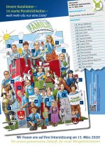 Unsere Kandidaten &ndash; 16 starke Pers&ouml;nlichkeiten &ndash; weit mehr als nur eine Liste