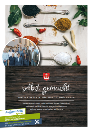 Unsere Rezepte f&uuml;r Margetsh&ouml;chheim - unser Koch- und Backbuch