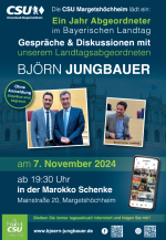 Gespr&auml;ch mit unserem MdL Bj&ouml;rn Jungbauer am 07.11.2024